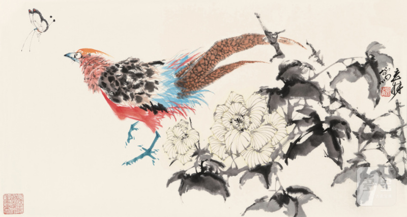 林立林 b.1988 锦鸡芙蓉